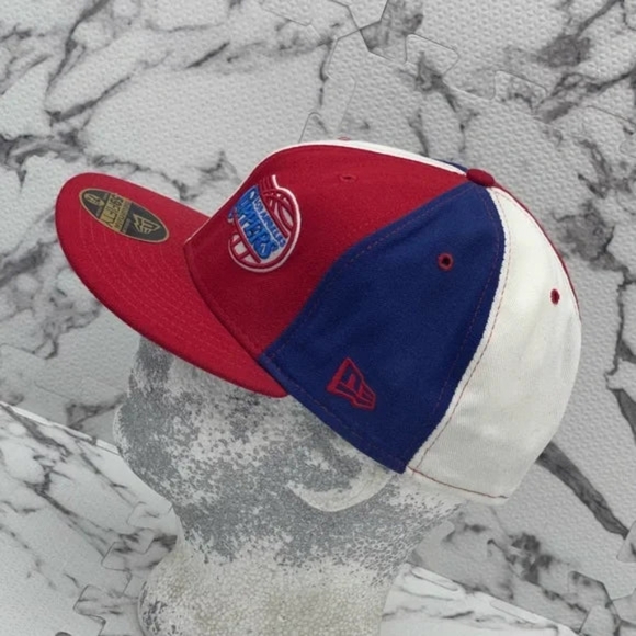 Men's New Era Cap Royal Blue | White | Red Clippers 59FIFTY Hardwood Classic NWT - Picture 3 of 8